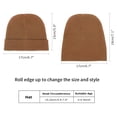 thumbnail image 5 of 6 Pack Baby Beanie Hats for Unisex Infant Toddler Cotton Beanie Newborn Hospital Hat for Boys Girls 0-6 Months, 5 of 8