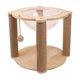 thumbnail image 1 of Cama para gatos con forma de cápsula de madera, nido para dormir, centro de actividades para todas las estaciones, hamaca para gatos, tablero rascador Cuatro pilares, 1 of 7