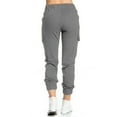 thumbnail image 4 of Travel Outfits Women Airport Summer Women's Pants Lace Belt Belt Sweatpants Loose Casual Sport Pants Women's plus Size Casual for Women 2x Womens Dress Elastic Waist Petite Pant Suits for Grey L, 4 of 7