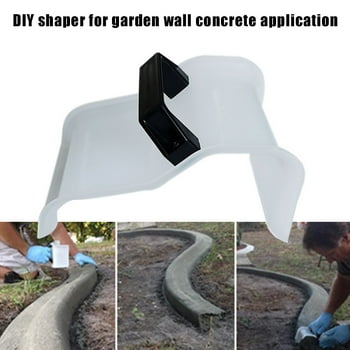 NVPPXV Diy Landscape Edger With Handle Model Making Shape Concrete Trowel Garden Curb Tool Skimming Tile Floors New