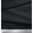 thumbnail image 3 of Soimoi Black Cotton Voile Fabric Dot Ikat Printed Craft Fabric by the Yard 58 Inch Wide, 3 of 3