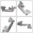 thumbnail image 2 of 55/60 Degree Metric Inch Thread Plug Gauge Thread External Thread Pitch Gauges Measuring High Precision Lathe Tool Pitch Gauge 60 ° Metric Smile Home, 2 of 9
