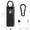 Black, variant on Portable Personal Safety Alarm with 130dB Siren, Rechargeable Battery, and LED Flashlight