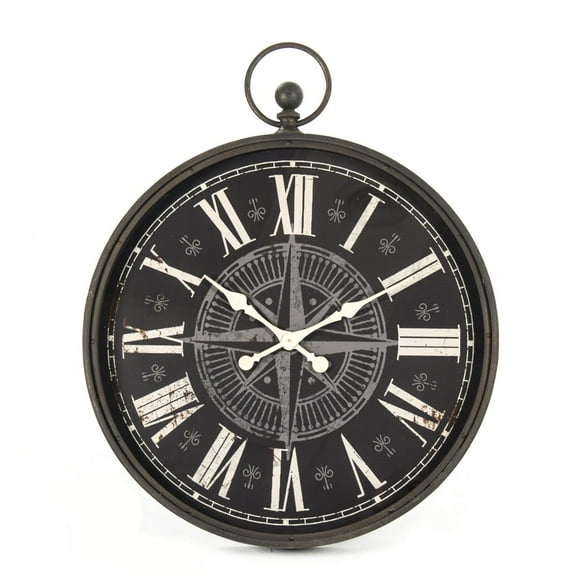 Traditional Ebony Jan Clock-Elegant Home Decor