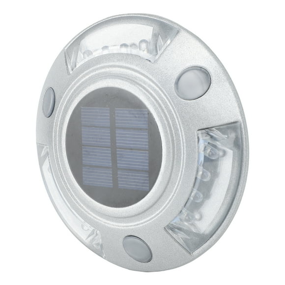 Solar Dock Lights 12 LED IP68 Waterproof Driveway Step Lights Solar Power, Easy and Quick Installation