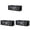 Black 3 Packs, variant on Remote Control Holder 3 Compartments TV Remote Holder Remote Organizer Caddy For Table Nightstand Wooden Bedside Remote Desk Organizer For Media Controllers Supplies
