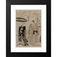 thumbnail image 2 of Torii Kiyonaga 14x18 Black Modern Framed Museum Art Print Titled - Sawamura Sojuro III and Arashi Murajiro as Kusunoki Masatsura and Koto No Naishi (1786), 2 of 5
