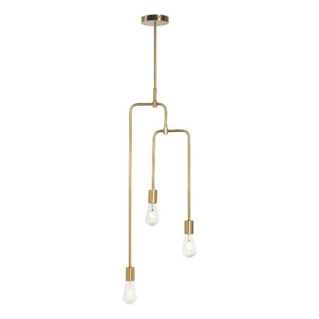 

Gild Design House Chandler 3 Light Brass Metal Pendant Light