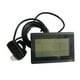 thumbnail image 2 of 24V-36V-48V Pantalla LCD Medidor digital de bicicleta eléctrica, conversión de bicicleta eléctrica KT-LCD3U Medidores LCD de panel blanco y negro Conector SM Macarena medidor de pantalla, 2 of 8