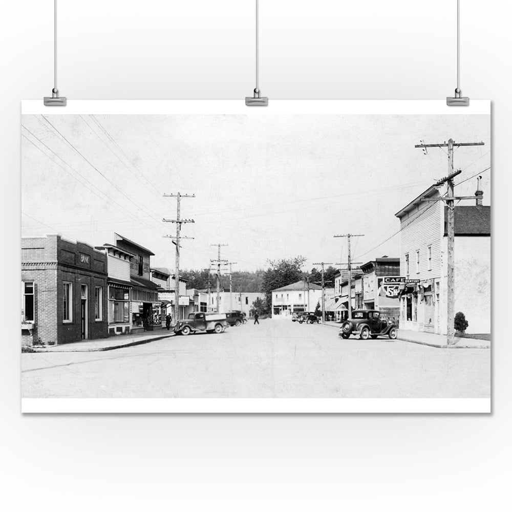 Sultan, Washington A Street Scene (24x36 Giclee Gallery Print, Wall