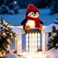 thumbnail image 4 of WYBXZ Lighted Christmas Railing Decor, Resin Icicle Lights for Porch Fence, 4 of 6