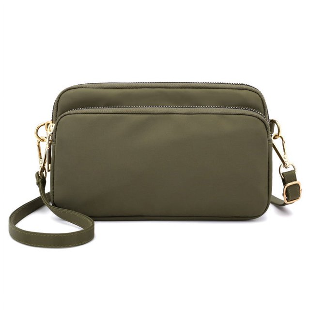 Bolso de mano para mujer, de nailon, resistente al agua, tipo mensajero, pequeño, para hombro