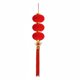 thumbnail image 1 of Abbraccia Guirnalda de farolillos rojos de felpa, decoración colgante enlazada, Año Nuevo Chino, decoración DIY, 1 of 6