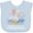 Blue, variant on Inktastic My Nana Loves Me to the Moon and Back Elephant Family Boys or Girls Baby Bib