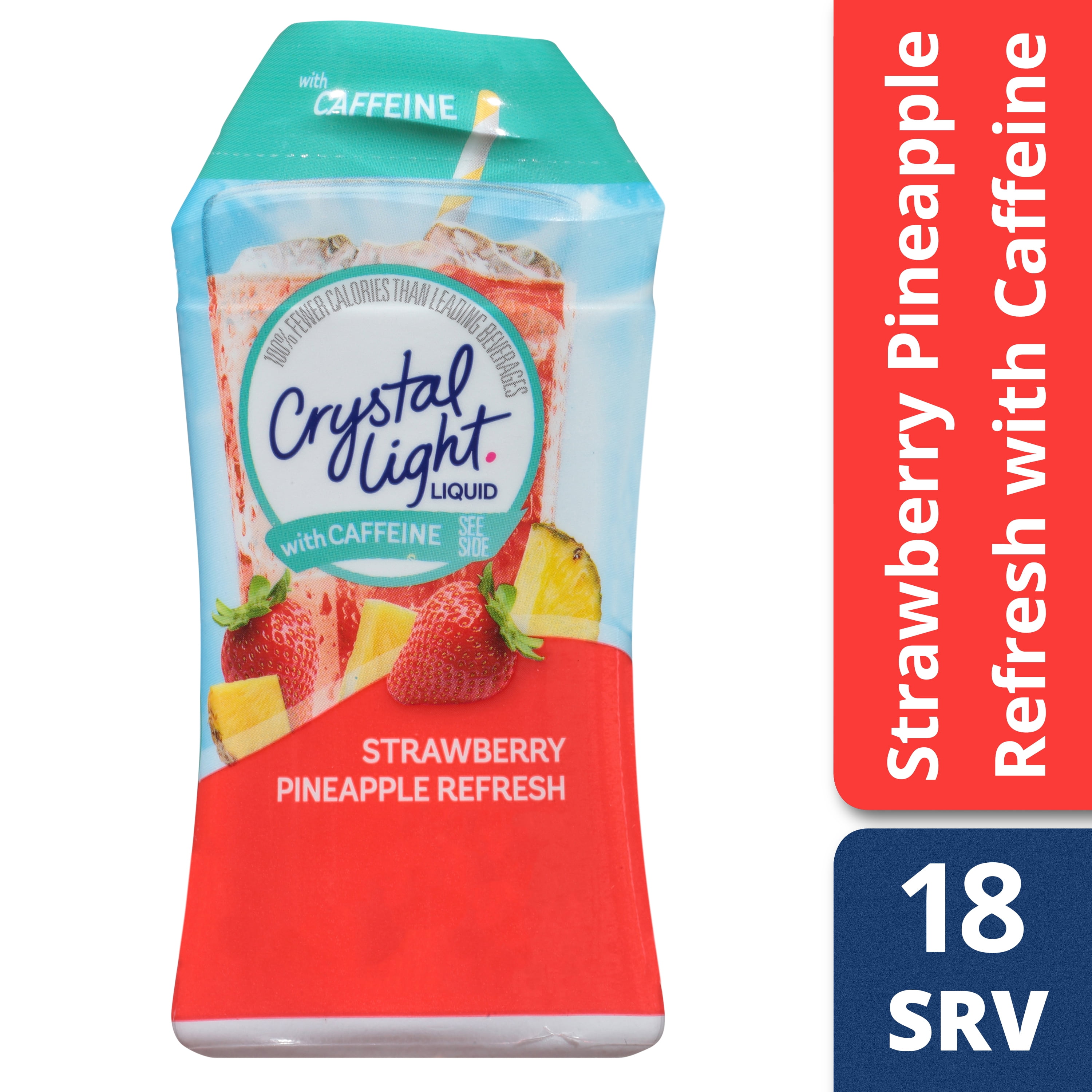 Crystal Light Strawberry Pineapple Refresh Liquid Drink Mix with