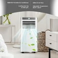 thumbnail image 4 of Costway 8000 BTU Portable Air Conditioner 3-in-1 Air Cooler with Remote Control, 4 of 7