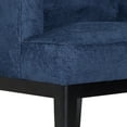 thumbnail image 4 of Noble House Suncook Fabric Tufted Accent Chairs, Set of 2, Navy Blue and Dark Brown, 4 of 10