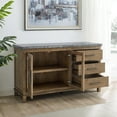 thumbnail image 7 of Steve Silver Modern Farmhouse Grayson Marble Top Sideboard, Driftwood, 7 of 7