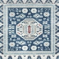thumbnail image 3 of SAFAVIEH Kazak Diarmait Geometric Area Rug, Blue/Cream, 6'7" x 6'7" Square, 3 of 4
