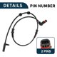 thumbnail image 5 of Ofertas Únicas 2 piezas Sensor de Velocidad de Rueda ABS para Mercedes-Benz C230 C240 C280 No.A2035401217 Frontal Izquierdo Derecho, 5 of 6