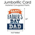 thumbnail image 5 of Big Dot of Happiness Happy Father's Day - We Love Dad Giant Greeting Card - Big Shaped Jumborific Card, 5 of 7
