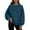 Navy, variant on Tumotour Pullover Sweatshirts For Women Long Sleeve Crew Neck Side Slit Tunics Tops Pockets Oversized Solid Color Lightweight Loose Fit Pullover Sweatshirts