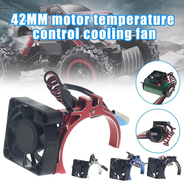 Heat Sink Motor Cooling Fan 42mm Temperature Control Switch for Car Vehicle AN88 heqiyong toy