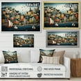 thumbnail image 4 of Designart "Hues of Harbor Dreams by the Coast" Port Landscape Floater Framed Canvas Art Print, 4 of 7