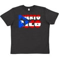 thumbnail image 3 of Inktastic Puerto Rico Flag in Text Youth T-Shirt, 3 of 5