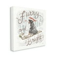 thumbnail image 4 of Stupell Industries Furry & Bright Dog Holiday Painting Gallery Wrapped Canvas Art Print Wall Art, 24 x 24, 4 of 8