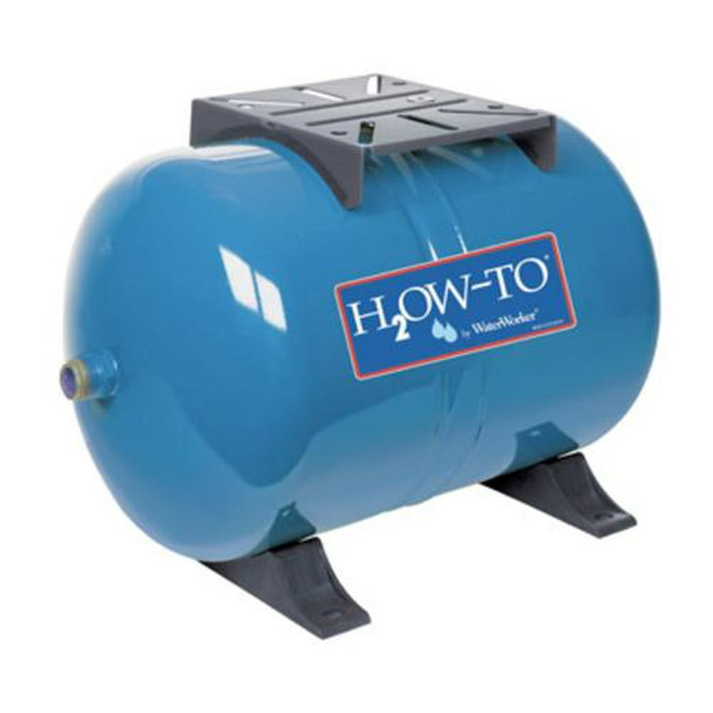 Water Worker HT6HB Blue PreCharged Horizontal Well Tank 5.3 Gallon