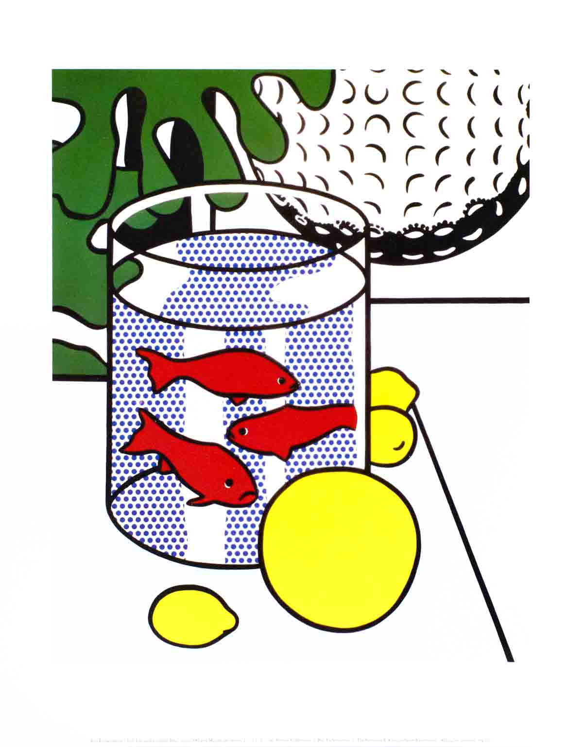 Roy LichtensteinStill Life with Goldfish BowlPoster