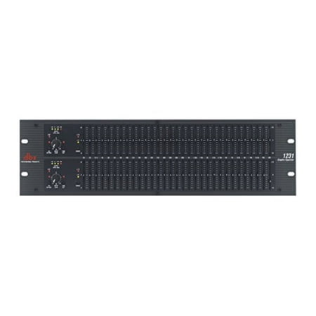 dbx 1231 Dual-Channel, 31-Band Graphic Equalizer, Black