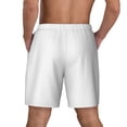 thumbnail image 4 of Daiia White Mens Swim Trunks Swim Shorts Quick Dry Swim Shorts with Mesh Lining Pockets-XX-Large, 4 of 9