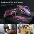 thumbnail image 5 of Dteck Magnetic Case for Samsung Galaxy Z Fold 6, Compatible with MagSafe 360° Rotating Magnetic Ring Kickstand Phone Case Slim Hard PC Protective Cover for Galaxy Z Fold 6 5G,Winered, 5 of 11
