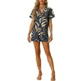 thumbnail image 2 of Junior Hawaiian Shirt and Shorts Set Tropical 2023 Summer Button Down Sets, 2 of 5