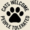 thumbnail image 3 of CafePress - Cats Welcome People Tolerated Light T Shirt - Men's Classic Graphic T-Shirt, 3 of 4