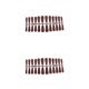 thumbnail image 3 of Vogacara 24 Uds. De polvo brillante para uñas postizas, cubierta completa en forma de T, estilo ataúd Extra largo, puntas de uñas brillantes, Rosa oscuro 2piezas Vogacara CBP449641, 3 of 6