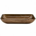 thumbnail image 1 of VIGO Rectangular Amber Sunset Glass Vessel Bathroom Sink, 1 of 1