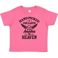 thumbnail image 3 of Inktastic Handpicked for Earth By My Auntie in Heaven with Angel Wings Boys or Girls Baby T-Shirt, 3 of 5
