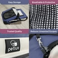thumbnail image 6 of PetLuv Premium Cat and Dog Carrier, Soft-Sided, Plush Bed, Locking Zippers, Privacy Windows, Collapsible, Adjustable Carry Strap, 6 of 10