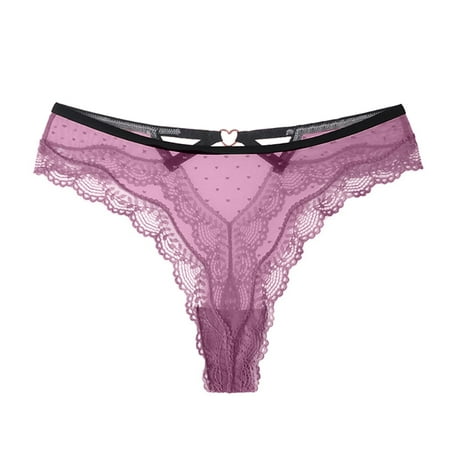 Upioiwer Postpartum Underwear For Women Stomach Shapewear Women Lace Panties Heart Low Waist Underpant Thong G String Underwear Lingerie Seamless Underwear For Women Cotton Shapex Shapewear Lace