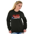 thumbnail image 3 of Island Strong Puerto Rican Flag Sweatshirt for Men or Women Brisco Brands S, 3 of 5