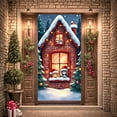 thumbnail image 5 of Cute Christmas Cat Banner Christmas Style Holiday  Door Banner Xmas Banner for Christmas Party Holiday Decoration Winter Celebration, 5 of 8