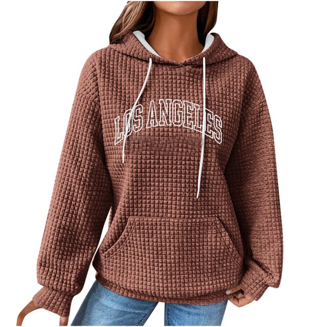 Pisexur Manteau pour Femmes avec Capuche Trench Manteaux Chandail à Capuche Vestes d'Automne Femmes Décontracté Manches Longues Col Rond Chandails pour Dames Hauts Blouse Chandail à Capuchon Uni