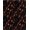 Orange Black, Pattern 15, variant on ODIKA Optical Molten Rock Effect Featuring Symmetrical Hallway Illusion for Home Office, Gaming Room, Under Desk, Non-Slip Chair-Friendly