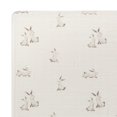 thumbnail image 5 of Crane Baby 100% Organic Bunny Crib Fitted Sheets, Crib/Toddler Bed Sheets, Bunny Nursery Decor, 5 of 8