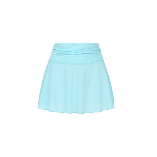 ZAXARRA Femmes Mesh Transparent Mini Jupes Taille Haute Voir à Travers les Couvertures de Plage