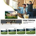 thumbnail image 4 of Barara King Entertainment Centers,TV Stands,63 Inch TV Stand with 2 Doors and Open Shelves for Living Room, 4 of 7