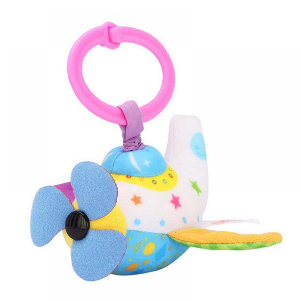 B6C4 Plush Baby Rattles Handbells Rattles Education Bells Toys Gifts Pacify 